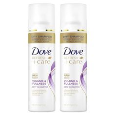 Dove Dry Shampoo for Oily Hair Volume & Fullness for Refreshed Hair, 5 Ounce (Pack of 2) Dry Shampoo Hairstyles, Hair Volume