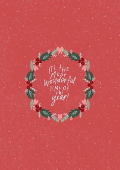 Wonderful time Print Its The Most Wonderful Time Wallpaper, Its Christmas Time Quotes, It’s The Most Wonderful Time Of The Year Wallpaper, Christmas Photo Aesthetic, Christmas Ipad Aesthetic, It's The Most Wonderful Time Of The Year, Winter Widgetsmith, Christmas Quites, Cute Christmas Aesthetic