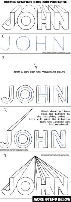 three different types of font and numbers with the names john, john, and john