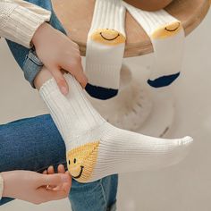 Sexually Suggestive: NoOrigin: Mainland ChinaCN: ZhejiangMaterial: CottonObscene Picture: NoPieces: 2pcsThickness: Thick （Winter)Item Type: StockingsGender: WOMENPattern Type: SolidName: Heel Smiley Sockspackage: 1*pair of socksSize: ONE SIZE(size 36-42)Use for: Christmas gift,home,Pile of socksMaterial: Angora 50% Wool 35% Spandex 15%Color: Apricot, blue, white, pinkGender: unisex White Thick Casual Socks, Casual Thick White Socks, Thick Comfortable Casual Socks, Casual Comfortable Thick Socks, Comfortable Stretch Yellow Socks, Comfortable Yellow Winter Socks, Casual Cotton Socks One Size, Casual White Knitted Socks, Casual Yellow Socks For Stocking Stuffers