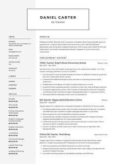 a professional resume for teachers with no work experience