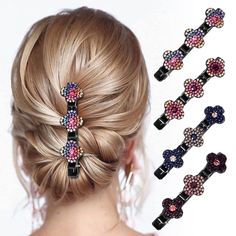 ?Braided Hair Clips for Women?Our sparkling crystal stone braided hair clips is a perfect choice to manage your messy hair and also add decorations on your hairs ?Perfect Fashion Gift ?Girls' four-leaf stone braided hair clips allow you to change your hairstyle anytime, It is the best gift for classmates, family or friends when Christmas, Thanksgiving, Valentine's Day, Birthday, Mother's Day and more. ?Multiple Occasions Applicable?Dress yourself up elegantly with our rsvelte hair clips, it is suitable for multiple occasions, such as dancing, work, wedding, party, school, etc. ?Premium Quality Material? Our crystal stone braided hair clips is made of acrylic and rhinestones, the hair clip is bonded with rhinestones to make it look more shiny in the sun. ?Easy To Use?You can clip our braide Braided Hair Clips, Hair Regrowth Shampoo, Decorative Hair Clips, Hair Growth Spray, Small Hair Clips, Hair Clips For Women, Hair Color Shampoo, Rhinestone Hair Clip, Herbal Hair