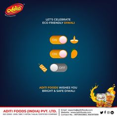 adt foods india advertisement for diwali, which is being advertised on its website