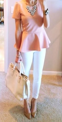 Fashiontrends4everybody: fall outfit. Necklaces Ideas, Spring Work Outfits, Summer Work Outfits, Womens Business Casual, Outfit Trends, Jeans Casual, Kate Winslet, Statement Necklaces