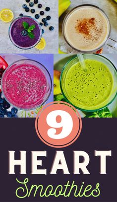 Boosting your heart health starts by improving your diet. Incorporating heart healthy smoothies is an amazing way to give your hearth the care it needs. Heart Healthy Drink Recipes, Heart Smoothie Recipes, Heart Health Smoothies, Heart Healthy Drinks, Smoothies For Heart Health, Heart Health Recipes, Heart Healthy Smoothies Recipes, Heart Healthy Smoothies, Heart Foods