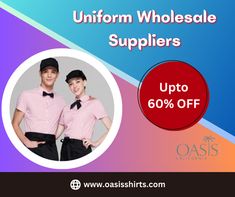 Ensure consistency and professionalism with our uniform wholesale offerings. Avail our Crazy Deal with upto 60% Off on bulk uniform orders. Provide your customers with quality uniforms for various industries and organizations.