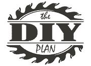 the diy plan logo is shown in black and white, with flames around it