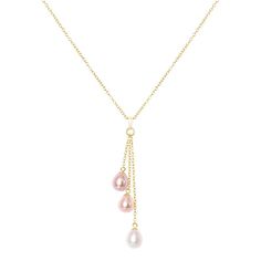 Pink Pearl, Formal Outfit, Drop Necklace, Lobster Claw, Online Jewelry, Types Of Metal, Freshwater Pearls, Pearl Necklace, Jewelry Collection