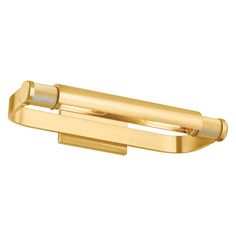 a gold door handle on a white background