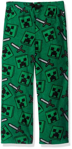 PRICES MAY VARY. Minecraft: inspire them the build the world of their dreams with these super cool Minecraft pajamass! join steve, alex, creeper, wolf, or the enderdragon in the ultimate quest of their dreams! officially licensed Minecraft product Lounge pant: let them dream in character, but the fun doesn't have to stop at bedtime! in these relaxed fit lounge pants with a covered elastic waistband, kids have all the cool and comfort needed to take on any adventure morning or night Safety and si Monster Energy Drink Pants, Cookie Monster Sleep Pants, Silly Clothes, Scene Outfits, Cool Minecraft, Sleep Pants, Swaggy Outfits, Pajama Bottoms