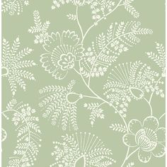 4120-26823 Maeve Sage Jacobean Trail Wallpaper Jacobean Wallpaper, Brewster Wallcovering, Modern Mural, A Street Prints, Green Backdrops, Interior Accents, Contemporary Wallpaper, Woven Wallpaper, Modern Wallpaper