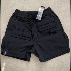 New Whoisjacov Utility Shorts Black Multiple Sizes - Large, Medium. What You See In The Pictures Is What You Get. Ask Any Quiestions Before Buying. Smoke Free Pet Free Home. Black Utility Shorts With Multiple Pockets, Black Techwear Shorts With Cargo Pockets, Black Cargo Shorts With Functional Pockets, Utility Black Shorts For Summer, Black Utility Shorts For Summer, Black Streetwear Shorts, Black Short Pants For Streetwear, Black Short Length Streetwear Pants, Black Cargo Shorts For Streetwear