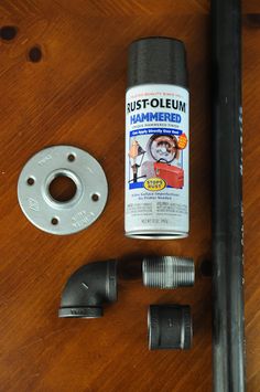 the tools needed to make a diy project include an aluminum pipe, wrench and nut