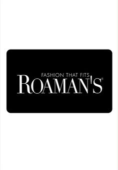 the logo for fashion that fits roman's