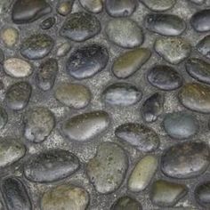 some rocks and gravel on the ground