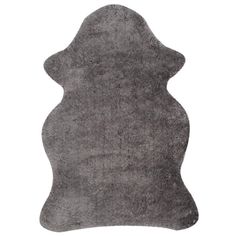 an animal shaped rug is shown on a white background