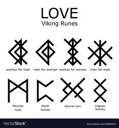 the different types of love symbols and their meaningss in english or german language, including