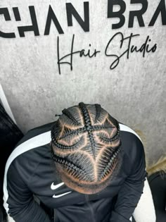 Chrome Heart Cornrows, Chrome Heart Braids, Hearts Braids, Masc Hair, Hairstyle Man, Heart Braids, Cornrow Braids Men, Bday Hair, Haircut Idea