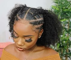 Natural Hair Ponytail, Hairstyles For Natural Hair, Cabello Afro Natural, Cute Natural Hairstyles, Protective Hairstyles For Natural Hair, Girls Natural Hairstyles, Peinados Fáciles Para Cabello Corto