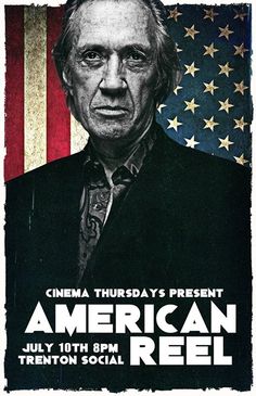 an old poster with the image of abraham lincoln in front of an american flag and stars