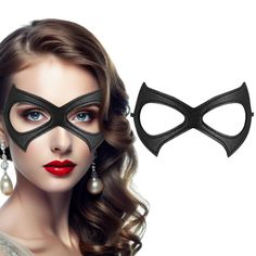 PRICES MAY VARY. Adjustable Elastic Band: Cat woman mask is 15.6 x 7.8cm/6.14 x 3.07inch, has adjustable elastic string. Notes: In order to fit your face well and prevent it from falling off, our masks are a little tight. Please check this halloween mask size Half Cat Eye Mask: Black cat mask with half cat face design, large eye hole design will not obstruct any vision, so you can wear it more mysterious and breathe easily Wearing with Comfort: Cat womens costume is mainly made of faux leather, Eye Mask Masquerade, Cat Eye Mask, Catwoman Mask, Robin Mask, Halloween Eyeshadow, Couples Games, Woman Mask, Cat Masks, Mask For Halloween