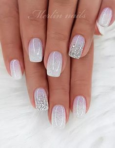 50 Winter Nail Designs You'll Want To Try This Season#WinterNailIdeas #StunningNails #NailInspiration #WinterNailTrends #NailArtGoals #ChicNails #NailDesigns #WinterBeauty #NailObsession Dream Wedding Nails, January Nail Designs, January Nails, Fingernail Designs, Nail Colors Winter, Stylish Nails Designs, Accent Nail, Bride Nails, Nail Designs Glitter