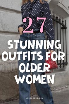 27 stunning outfits for older women Outfits For Older Women, Classic Outfits For Women, Clothes For Women Over 50, Too Tired, Over 60 Fashion, Two Friends, 60 Fashion, Trendy Fall Outfits, Over 50 Womens Fashion