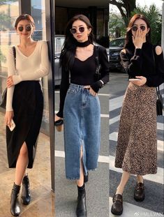 Korean Style Outfits, Japan Outfits, Rok Outfit, Korean Outfit Street Styles, Korean Casual Outfits, Korean Fashion Trends, Modest Fashion Outfits, Aesthetic Outfit