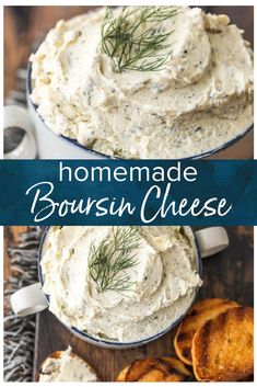 homemade boursin cheese is the perfect appetizer for any occasion