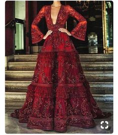 Red Haute Couture, Couture Evening Dress, Formal Ball Gown, Outfit Chic, فستان سهرة, Stunning Gowns, Zuhair Murad, Couture Gowns, Gorgeous Gowns