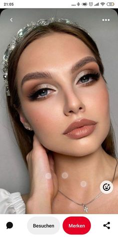 Ball Makeup, Prom Makeup Looks, Bridal Makeup Natural, Wedding Day Makeup, Smink Inspiration, Neutral Makeup