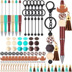 an assortment of different types of jewelry and accessories