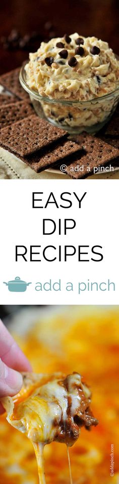 an easy dip recipe with cheese and chocolate chips