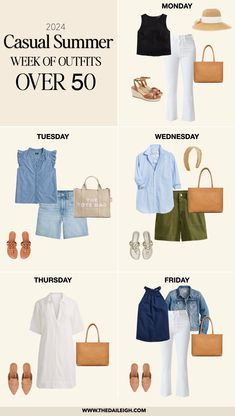 Outfits for Women Over 50, Stylish Outfits for Women Over 50, Dressing Over 50 Summer Capsule Wardrobe 2024 Over 40, Summer Capsule Wardrobe 2024, Realistic Fashion, Wardrobe For Women, Capsule Wardrobe Casual, Dream Ideas, Chic Romper, Classic Clothes, Stylish Outfits For Women Over 50