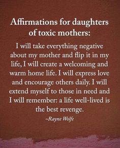 a poem written on the side of a wall that says, affirmations for daughters of