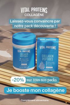 - 1 unique ingrédient : 100% peptides de collagène
- Tous les bienfaits du collagène en un seul geste
- Il n'a pas de goût et se mélange dans TOUT !

94% de nos consommateurs sont satisfaits de son efficacité* ⭐

BONUS : les 10 sticks pour vous accompagner partout. 

*SAMPLEO (2021). Enquête sur 80 consommateurs utilisant le Collagen Peptides Vital Proteins. Bilan de fin de campagne. Juillet 2021. Collagen Peptides