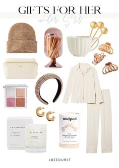 gifts for her under $ 50 on the blog, including shoes and accessories from sephora