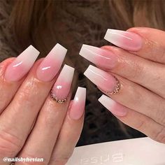 Hombre Nail, Hombre Nails Ombre, Dip Ombre Nails, Ombré Dip Nails, Ombre Dip Nails, French Ombre Nails, Dip Ombre, French Fade Nails, Natural Nail Tips