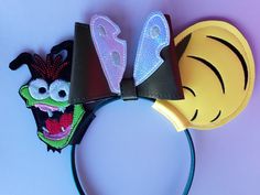 Ray The Firefly, Mickey Ears, Firefly, Disney Mickey, Enamel Pins, Hair Accessories, Disney