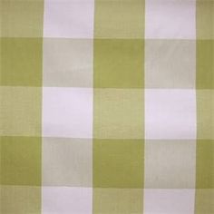 a green and white checkered table cloth