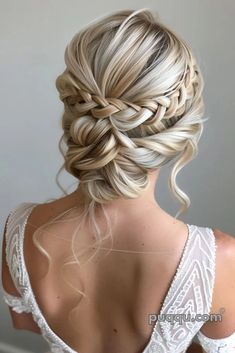 Messy Plaits, Sunkissed Hair Brunette, Timeless Wedding Dress, Fairy Tale Wedding Dress, Trends For 2024, Trendy Hair Color, Side Braid, Organic Hair, Crown Hairstyles