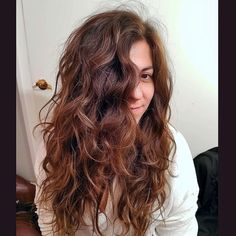 Wave Perm Long Hair, Perms For Medium Length Hair, Medium Length Hair Wavy, Layered Perm, Perm Long Hair, Loose Spiral Perm, Spiral Perms