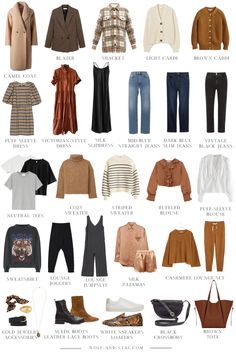 Neutral Autumn Capsule Wardrobe, Neutral Aesthetic Outfits Fall, Colourful Academia Fashion, True Autumn Capsule Wardrobe 2023, Dark Autumn Neutral Outfits, Neutral Autumn Outfit, Modest Dark Academia Outfit, Scholar Aesthetic Outfit, Autumn Outfit Capsule