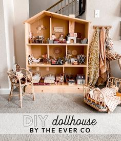 DIY DOLLHOUSE PLANS — The Ever Co Dollhouse Plans Free, Build A Doll House, Minwax Colors, Dollhouse Table, Maileg Dolls