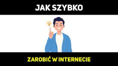 a man pointing to the right with text that reads, jak szyybko