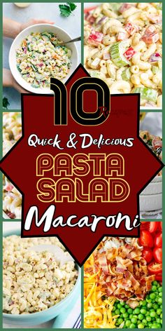 the top ten quick and delicious pasta salad macaroni