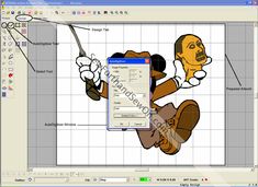 an image of a cartoon character on a computer screen