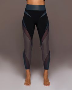 Aerial Gloss Legging — MICHI Luxury Athleisure Leggings For Gym, Affordable Sporty Activewear With Mesh Back, Cheap Trendy Activewear With Graphic Print, Metallic Stretch Leggings For Gym, Leggings Mesh Panel, Cheap Activewear For Sports Events With Graphic Print, Ladies Gym Wear, Running Attire, Ladies Gym