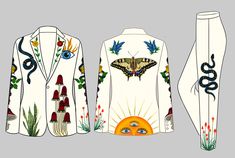 "Are you looking for a Men Country Western Suit? This suit is made of premium cotton with button closure and matching trouser with flora and fauna embroidered with rhinestones encrusted. We have provided various sizing as well as color options. You can even customize your own design by providing us reference pictures and we will make the sketch accordingly. Features: - Regular fit - Premium Cotton - Embroidery - Notch Lapel - Long sleeves - Button closure - Rhinestones Care: -Dry Clean Only Sizi Embroidery Western Design, Wedding Cocktail Outfit, Embroidered Suit Men, Custom Clothes Ideas, Western Suit, Suit Embroidery, Western Suits, Embroidered Suit, Mode Kimono