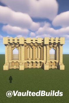 Wall Ideas Minecraft Outside, Sandstone Mansion Minecraft, Sand Castle Minecraft Build, Minecraft Mud Brick Pallet, Minecraft Sandcastle Build, Palace Minecraft Ideas, Mincraft Pillar, Minecraft Curved Roof Design, Sandstone Wall Minecraft